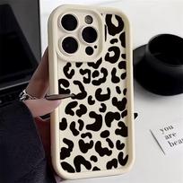 Pattern Leopard Print  Phone Case For iPhone12 14 15 16 13 11  Pro Max Mini 7 8 Plus SE2 X XR XS 13 16 15 Shockproof Soft Cover For iPhone 13