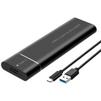 M.2 Solid Disk Case, 5Gbps High Speed Data Transfer, Metal Cooling Shell Hard Disk Case Box juoda