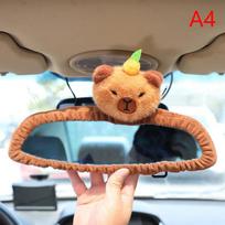 Automobilio galvos atramos kaklo pagalvė kapibara pliušinė pečių apsauga miela servetėlių dėžutė kawaii automobilio dekoracija iš automobilių reikmenų pliušinis žaislas dovana