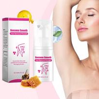 Plaukų šalinimo putų purškiklis 30 ml, bičių vaško plaukų šalinimo putos, raminantis plaukelių šalinimo purškalas, purškiklis plaukams šalinti moterims ir vyrams. One Size beige