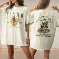 Princess and The Frog TShirt Princess Tiana Shirt Tianas Palace Sweatshirt Tiana Princess Vacation Shirt S
