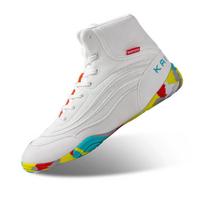 Kaimate Unisex Children's Freestyle Wrestling and Boxing Shoes – Breathable Rubber, Ideal for Taekwondo and Comprehensive Training 38