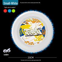 Glow-in-the-Dark Hand-Tossed Frisbee for Parent-Child Outdoor Play Large 27x27CM
