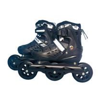 Adjustable Adult & Youth Speed Roller Skates with 100mm PU Wheels for Men, Women & Children Medium fits US 1-4 gray