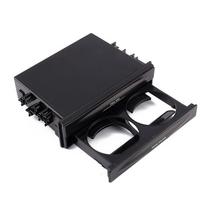Universal Trim Dash Drink Cup Holder Double Din Car Radio Pocket Storage Box