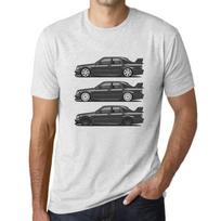 ULTRABASIC - Homme T-shirt Graphique Voiture Classic 190E Evolution XS baltos dūmų spalvos