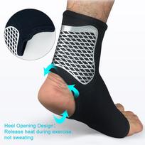 1pair Sport Ankle Support Compression Strap Tendon Brace Heel Sprain Protector S