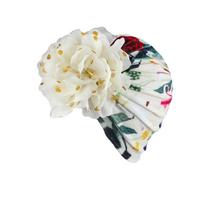 Lovely Shiny Flower Baby Hat Turban Soft Cotton Newborn Baby Boys Girls Hat Cap Beanies Toddler Kids Cap Headwrap smėlis