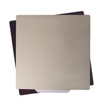 3D Printer Hotbed Spring Steel Sheet PEI Build Platform 235x235mm/9.3x9.3in with Magnetic Backplate 235x235mm gray