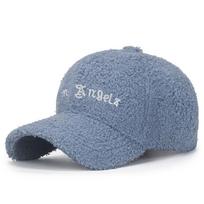 NORTHWOOD Graži aksominė žieminė beisbolo kepurė moterims tėčio kepurė Hip Hop Snapback Solid Peaked kepuraitė 55-60 cm mėlyna