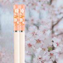 1/5 poros aukštai temperatūrai atsparių neslidų daugkartinių japoniškų sakurų lazdelių namų apyvokos reikmenys sušių haši maisto lazdelėmis 1 pair rožinė