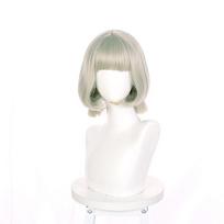 Game Genshin Impact Sayu Short Wig Cosplay Costume Heat Resistant Synthetic Hair Women Carnival Party Role Play Wigs One Size beige
