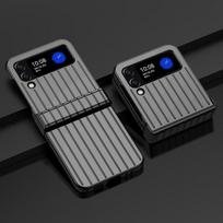 Anti-Shock Fashion telefono dėklas, skirtas Samsung Z Flip 3 5g Precise Cutout sulankstomas Coque, skirtas Samsung Galaxy Z Flip 3 Flip3 5g for Galaxy Z Flip 3 juoda
