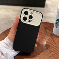 Prabangus matinis minkštas silikoninis telefono dėklas, skirtas iPhone 14 13 12 11 Pro Max X Xr Xs didelio fotoaparato lango smūgiams atsparus dangtelis for iphone 13 pro juoda