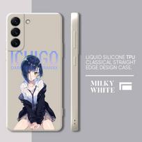 Zero Two People Luxury Case For Samsung Galaxy S9 Plus S10 S20 Fe S23 Ultra S21 5g S8 S10e S22 S21 Funda Square Liquid Cover Samsung S20 5G