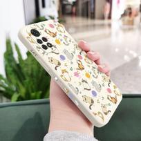 Paprastas katės rašto telefono dėklas, skirtas Xiaomi Redmi Note 12 11 11S 10 10A 10T 10S 9T 9 8 7 Pro Plus 10C 9A 9C 9T 4G 5G dangtelis Redmi Note 10 Pro balta
