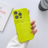 Lens Protective Film Phone Case For Iphone 14 12 11 13 Pro Max X Xr Xs Max 7 8 14 Plus Solid Color Card Slot Soft Tpu Back Cover For iPhone 13 Pro