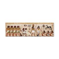 Senovės Egipto portreto tapyba Paslaptinga ritualinė tapyba Simbolių drobės tapyba svetainės dekoravimui Sienų meno paveikslų plakatas 20cm×40cm NoFrame