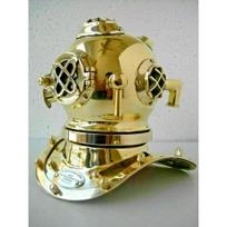 Diving Brass Nautical Finish US Navy Mark V Deep Sea Mini Diving Divers Šalmas Dovana