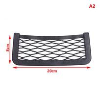 Automobilių laikymo krepšys Auto Paste Net Pocket Telefono laikiklis Universalus 20*8cm black
