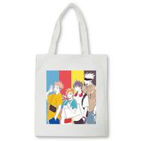 Jujutsu Kaisen pirkinių krepšys Harajuku Unisex pečių rankinė Pirkėjo pečių krepšiai Drobinis krepšys Moteriškas Anime krepšys Bolsas 24*26cm