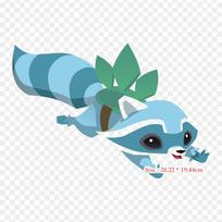 Animal Jam Meškėnas Meškėnas Animal Jam Geležis ant šilumos perdavimo spausdinimo Viniliniai pleistrai Drabužių lipdukas  Pasidaryk pats  aplikacijos, plaunamos pleistrai beige