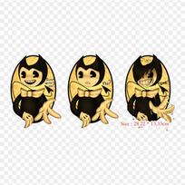 Bendy And The Ink Machine Cartoon Boop Iron on Heat Transfer Printing Vinyl Patches Sticker for Clothes DIY Appliques Washable Patches black