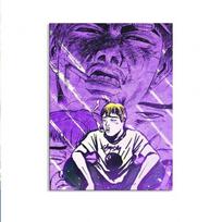 Eikichi Onizuka GTO Anime Namų Dekoras Drobės Plakatai ir Spaudiniai Dekoracija Sienų Menas Paveikslai Svetainės Tapyba 21*30cm purple