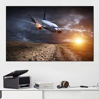 Fire Plane with Engine Tornado Canvas Painting Posters and Prints Wall Art Pictures Cuadros Living Room Home Decor No Frame 21*30cm