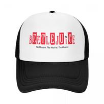Mada Beetlejuice Muzikinė Trucker Kepurė Reguliuojama Suaugusiųjų Timas Burtonas Siaubo filmų beisbolo kepuraitė Vasarinės kepurės Snapback Kepurės Trucker Hat white