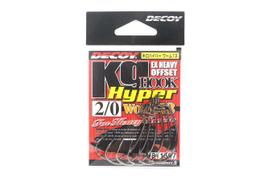 Masalas Kirmėlė 13KG Hyper Ypač Tvirti Offset Kablys Kirmėlėms Dydis 2/0 (1597) black