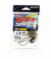 Decoy ZF-2S Zero Dan Flash Straight Worm Hook Size 1/0 , 7 grams (1644)