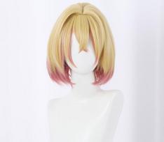 Moterų Anime Nanami Mami Cosplay Perukas Anime Nuomokis Merginą Trumpas Karščiui Atsparus Sintetinių Plaukų Perukas + Nemokamas Peruko Tinklelis 35cm smėlis