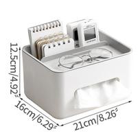 Bathroom Living Room Storage Tissue Box Desktop Storage Box Pumping Paper Box Office Restaurant Storage Box Simple 1pcs