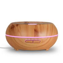 200ml Essential Oil Diffuser Ultrasonic Air Humidifier Wood Grain 14w Electric Diffuser Aromatherapy Mist Maker For Home Office AU brown