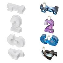 Candle Holder Candle Molds DIY Lights Holders Number white