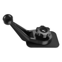Automobile 360 Degrees Turn Mobile Phone Paste Bracket Base Bracket Car Dashboard Table Surface Glue Bracket Flexible 1 Pc black