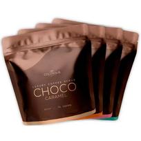 Cocosolis Luxury Coffee Scrub Box Set 4 Pieces brown