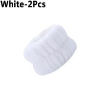 2Pcs Women Girls Yoga Running Sport Wrist Sweatband Washband Soft Microfiber Towel Wristbands for Washing Face balta
