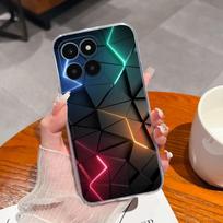 „Honor 9S 9X Pro X6a X7a X8a Y6S 20S 20i 50 lite“ dėklas galinis dangtelis „Fashion Starry Sky Matinis“ minkštas silikonas TPU, skaidrus, atsparus smūgiams, skirtas „Honor“ buferiui Honor 10i black