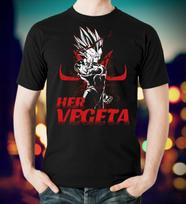 Dragon Ball VegetaHer Vegeta Unisex marškinėliai S beige