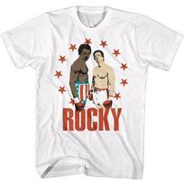 Rocky Rocky Star Circle White Unisex T-shirt S