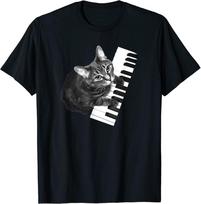 Piano Cat Cool Design Best Unisex T-shirt S