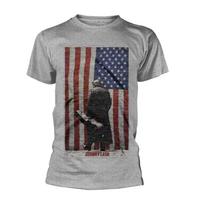 Johnny Cash Guitar Walk Rock Country Tee Unisex marškinėliai XXXXL gray