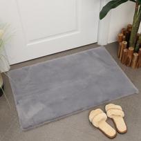 Stačiakampis triušio kailio kilimas sofa Miegamojo prie lovos grindų kilimėlis įlankos langas vaikų kambario vonios durys pliušinis kilimas 40*60cm