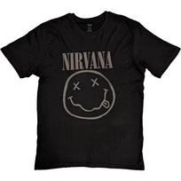 Nirvana Black Smile Unisex marškinėliai S gray