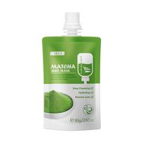 Matcha Green Clay 80g Mask Molio veido valymo purvo kaukė Smear Mask 80g green