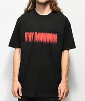 Hunnid By Yg Stay Dangerous Blur Black Unisex T-Shirt S