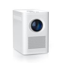 Mini Projector  Eye Protection Keystone Correction Portable Projector Android 7 100-inch Large AU Plug balta