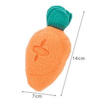 Pet Sniffing Toy for Dog Cat Plush Dog Squeaky Toy Bite Resistant Dog Slow Feeder Puppy Training Game Pet Supplies oranžinė